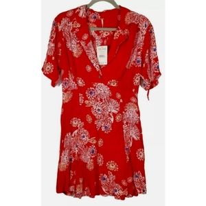 Free People NWT Hawaii Floral Dress Medium